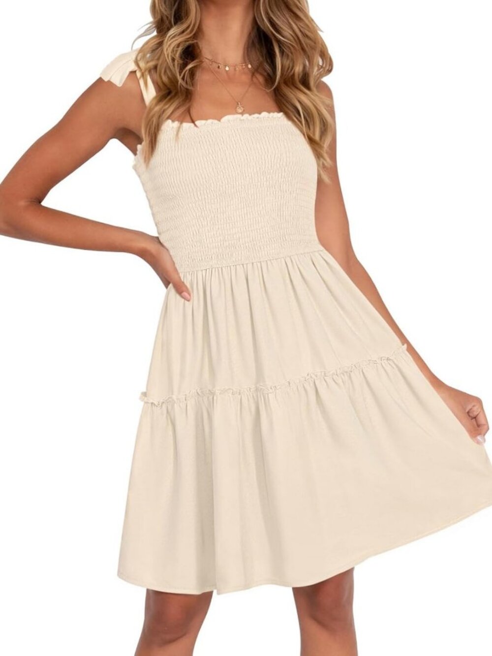 Summer Spaghetti Strap Sleeveless Mini Dress for Women - Cute & Casual Style